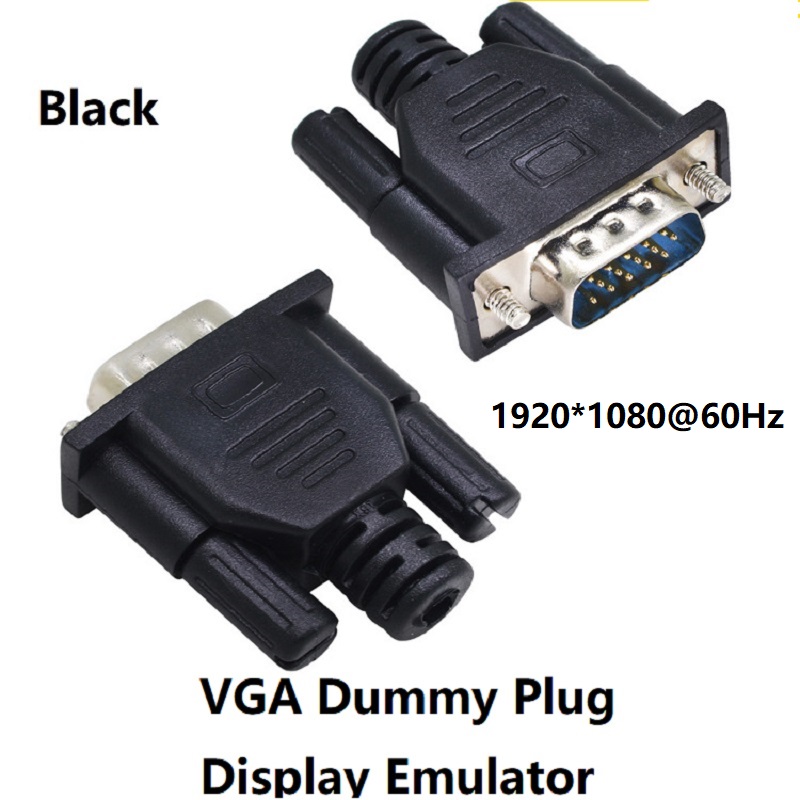 4K HDMI Dummy Plug DP VGA DVI Mini DP Display Emulator Virtual Monitor Headless Display Adapter EDID Emulator EDID Headless: green