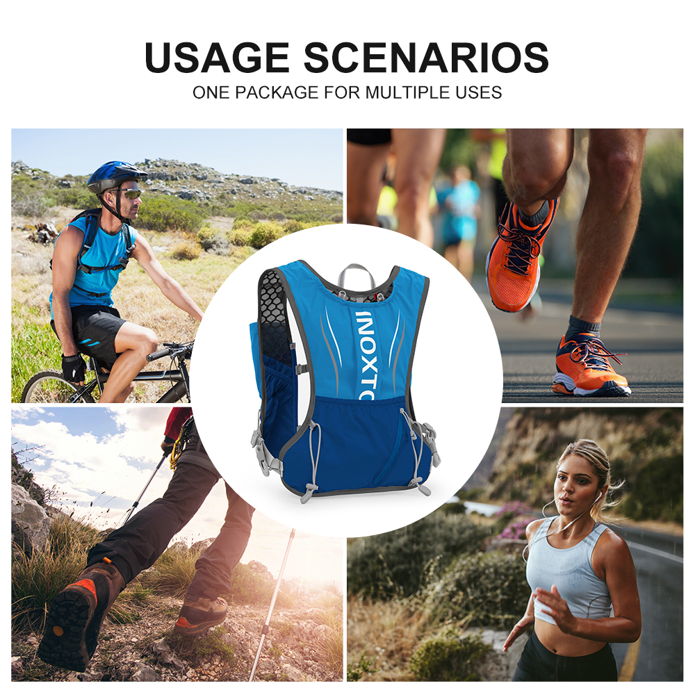 5l Lichtgewicht Hardloop Rugzak Hydratatie Vest Hardlooptas Geschikt Voor Fiets Marathon Wandelen Ultralichte En Draagbare Tas