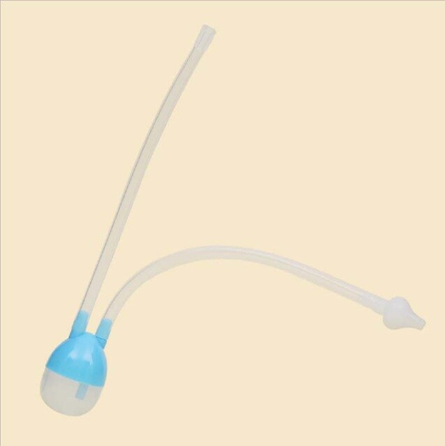 Baby Safety Nasal Mucus Runny Aspirator Nose Cleaner Vacuum Suction Healthy: Blue