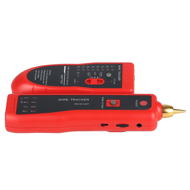 RJ11 RJ45 gatto5 gatto6 Telefono filo inseguitore Tracciante toner Ethernet LAN Cavo di Rete tester Rilevatore di Linea cercatore