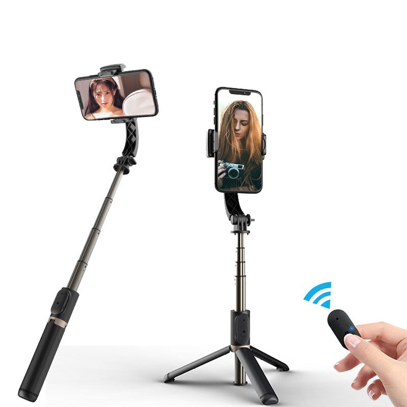 COOL DIER Phone Gimbal Stabilizer - 750mm Extended - Bluetooth - Adjustable Selfie Stand for iOS/Android