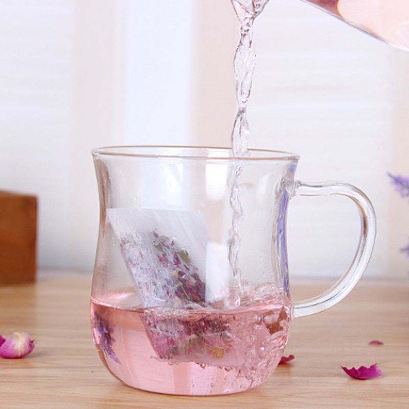 Disposable Teabags 50Pcs/set Heal Seal Filter Tea infuser Non-woven Multifunction Empty Tea Bag Herb Loose Strainer 10*7cm