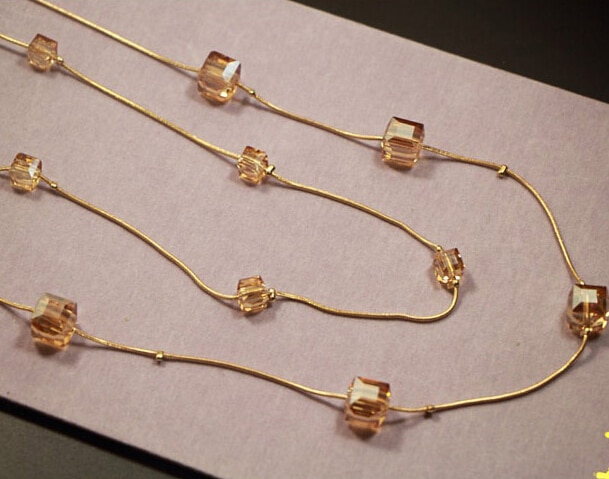 Collares Mujer Statement Kettingen Goud Kleur Crystal Gelaagde Ketting Vrouwen Lange Collier Femme Maxi Sieraden