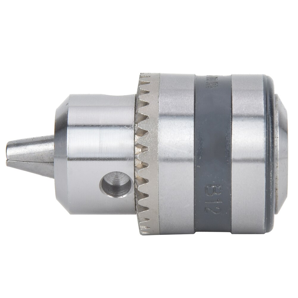 B12 manuell nyckeltyp borrchuck 1-10mm spännområde 40 stål konisk monterad borrchuck konverteringsadapter 3 käftchuck cnc-verktyg