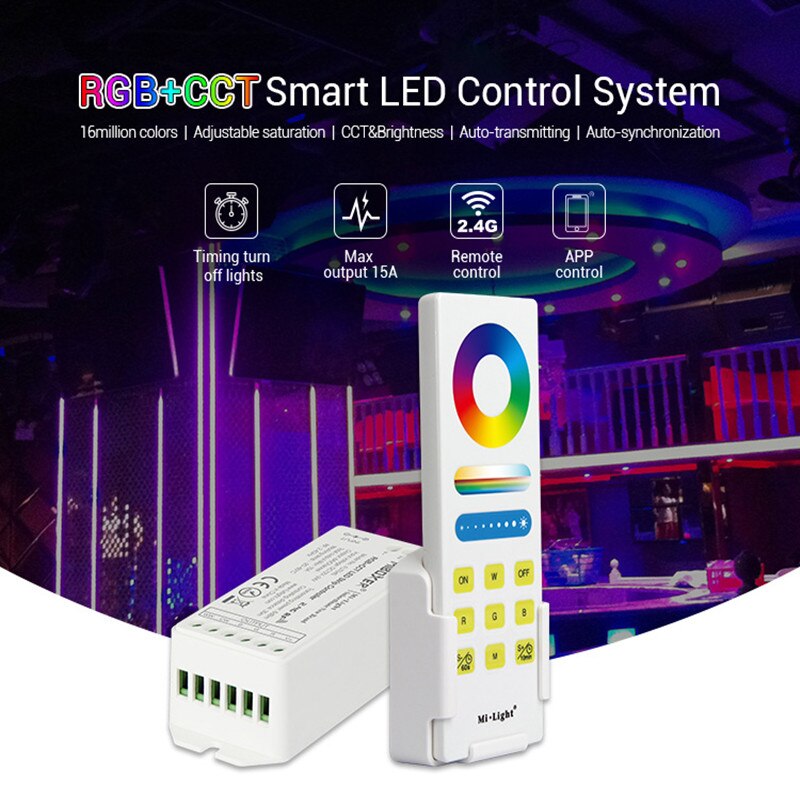 Mi boxer RGB RGBW RGB+CCT LED Strip Controller Smart LED Control System FUT043 FUT044 FUT045 FUT043A FUT044A FUT045A DC12V~24V