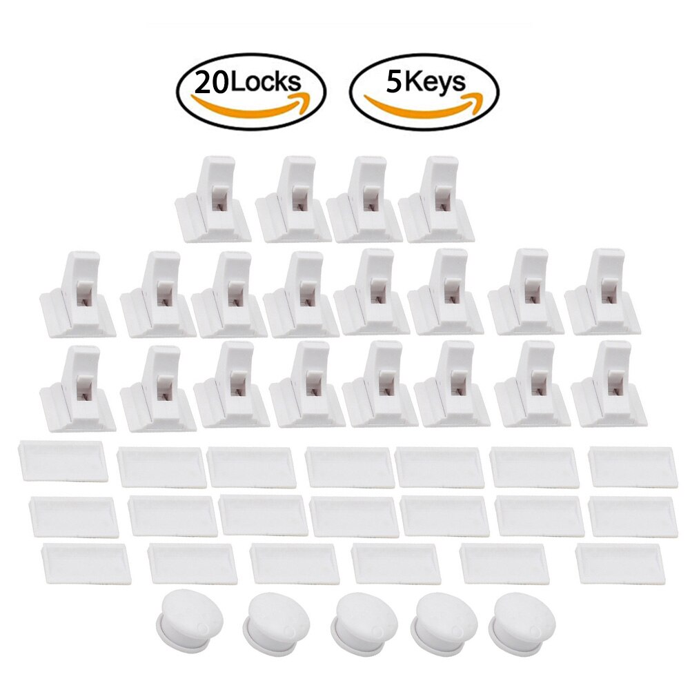 Magnetic Child Lock Children Protection Baby Safety Lock Drawer Latch Cabinet Door Lock Limiter Children Security Locks: PJ3214H