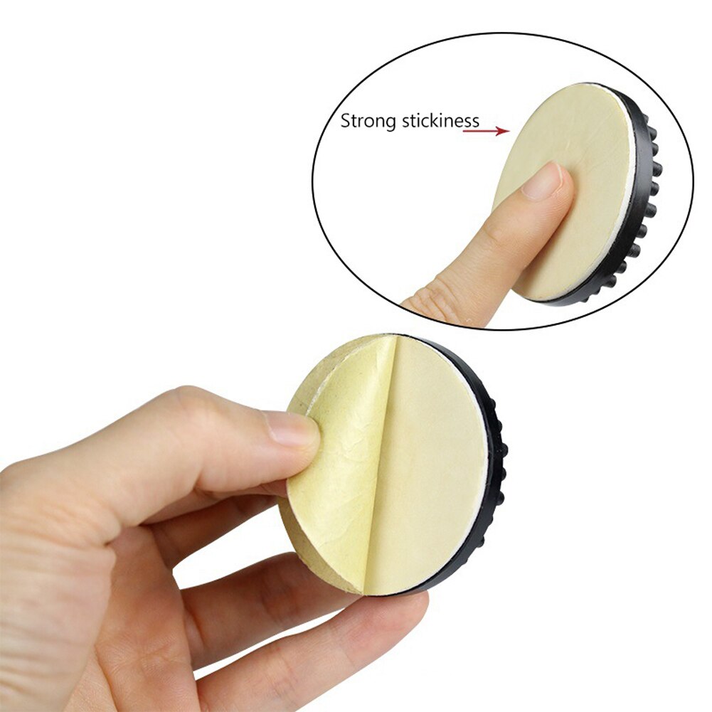 4pcs A Set Rubber Non-Skid Sound Dampening Pads for Vinyl Record Player Vibration-Absorption Isolation Pads