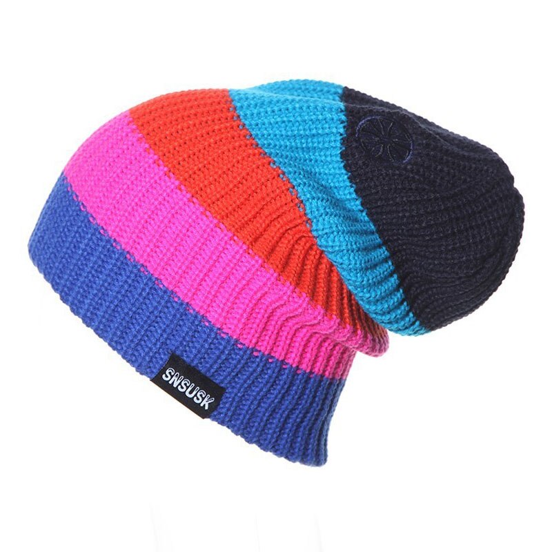 Sn.su.sk heren dames warme mutsen wintermutsen breien schaatsen schedelmutsen voor dames coltruien skimuts snowboardmuts: 04