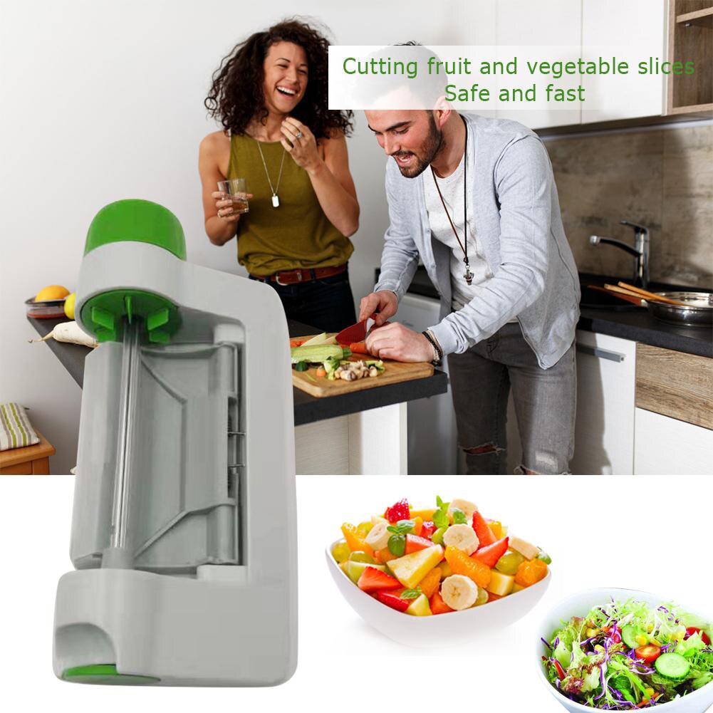 Draagbare Veiligheid Snelle Handmatige Snijmachine Groenten En Fruit Snijmachine Multifunctionele Keuken Gereedschap