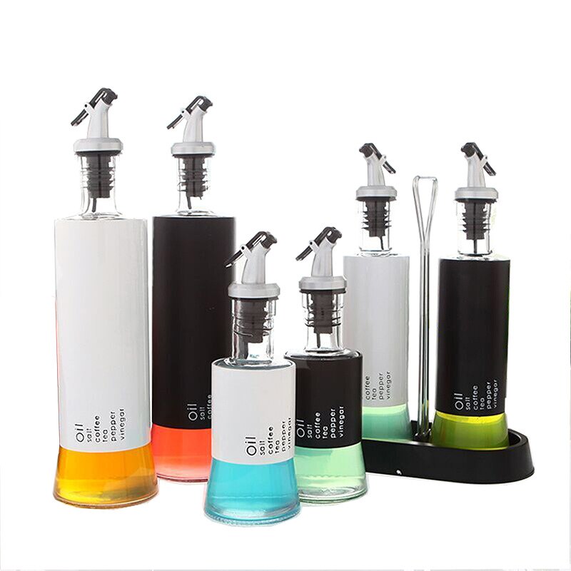 Olie spray flaske sprøjte olier gryde bbq grill madlavning værktøj køkkengrej køkken værktøj tilbehør forsyninger oliven pumpe olie flaske: 7 stk sæt