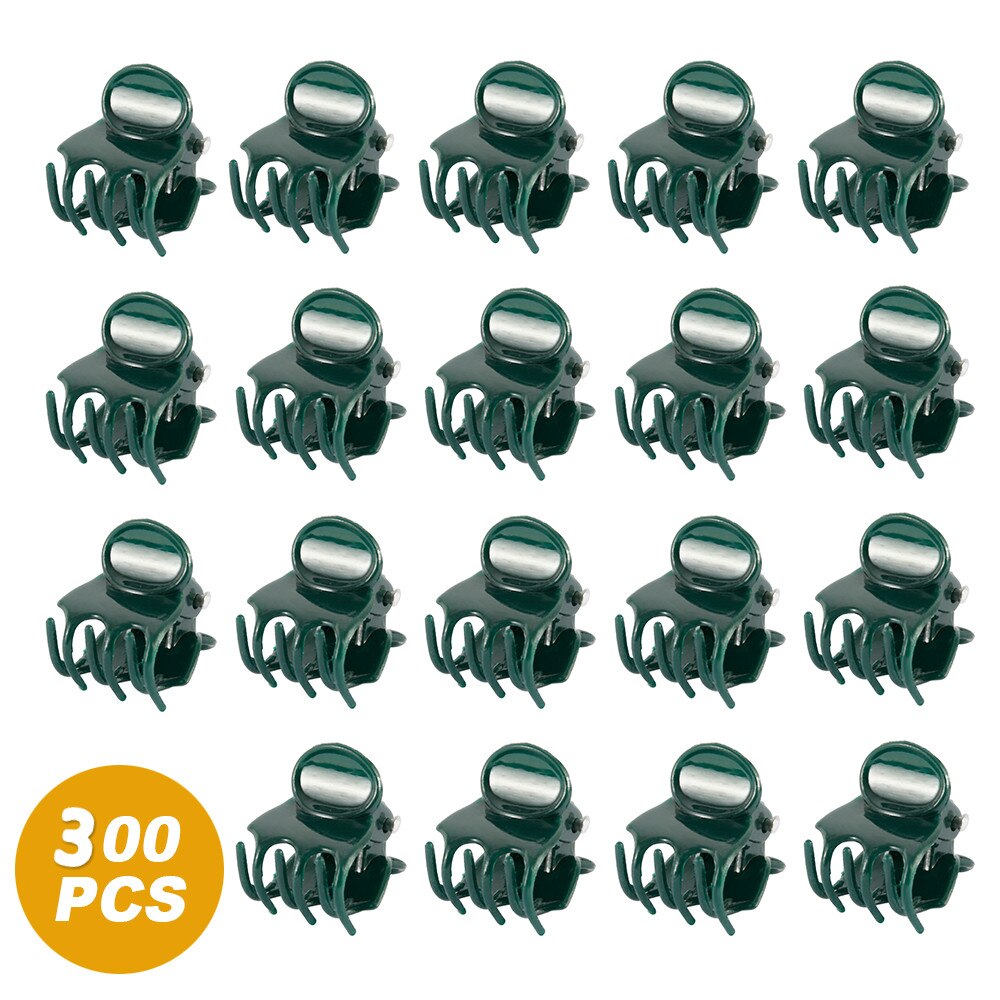 100 stk haveplante klips plast støtte orkidé stilk klip til vin grøntsager blomst bundet bundt gren fastspænding haveværktøj: 300 stk