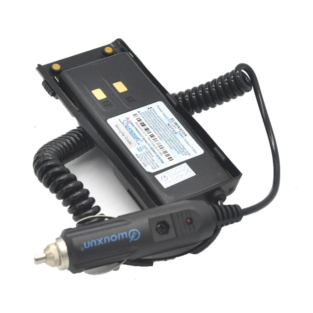 Original Wouxun KG-UV9D Radio Car Charger Battery Eliminator for Wouxun Walkie Talkie Transceiver KG-UV9D Plus Portable Radio