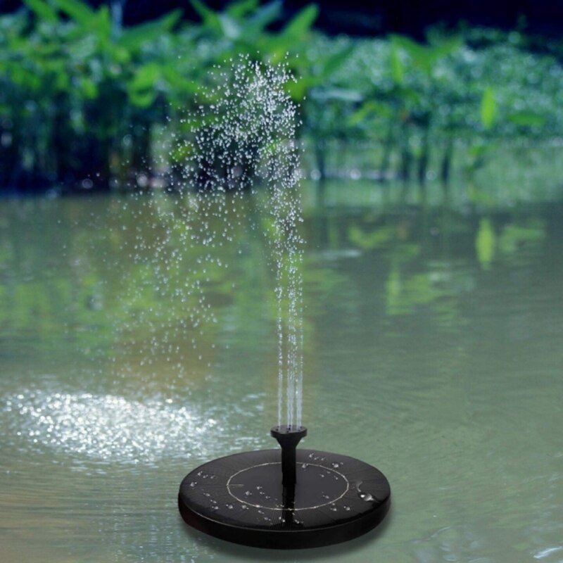 190L / H Floating Solar Fountain Outdoor Pool Water Feature Flowing Water Floating Fountain For Garden Pool Pond Decoration