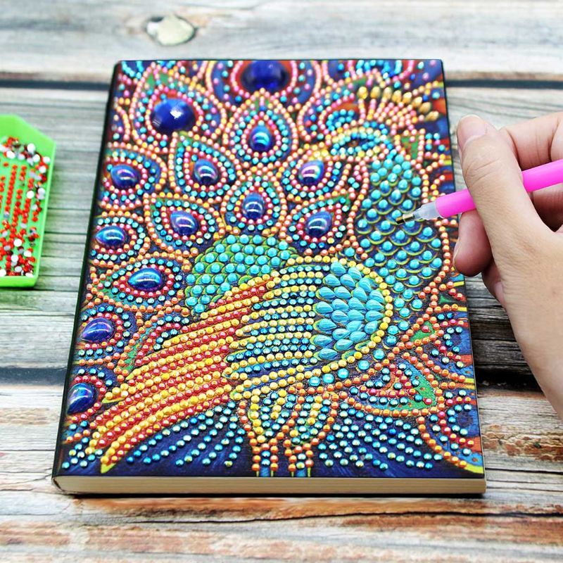 50 Pages Diamond Painting Planner Notebook Note Book Cross DIY Special Shaped Embroidery Cross Stitch A5 School Diary Book Craf
