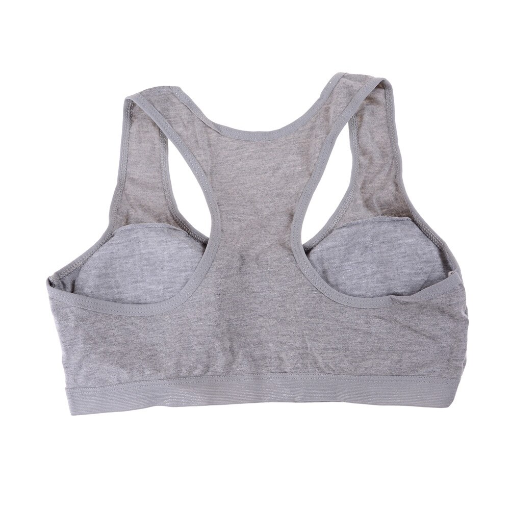 1 Pcs Tieners Meisjes Sport Beha Puberteit Ondergoed Draadloze Tiener Meisjes Sport Bh Borst Pad Katoen Jonge Meisjes Training Beha