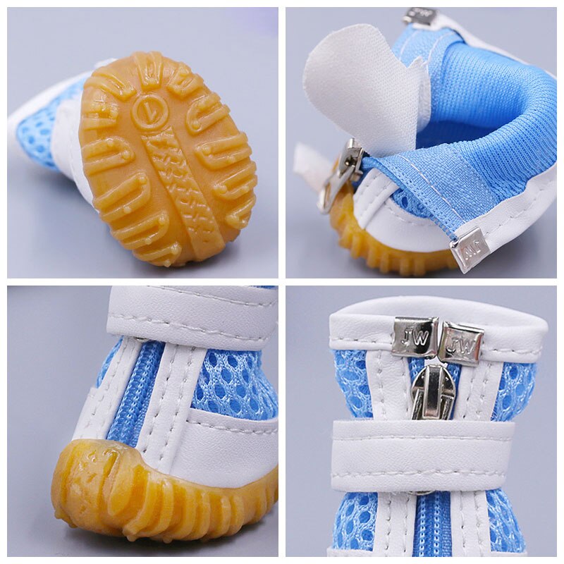 Dog Shoes for Small Dogs Breathable Mesh Dog Boots Anti Slip Dog Sports Shoes Soft Chihuahua Small Medium Dogs Pet Accessories