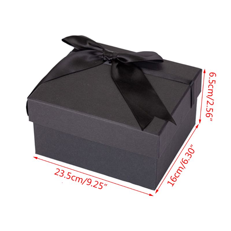 Bow Tie Black Box Eco-friendly High Cardboard for Weddings