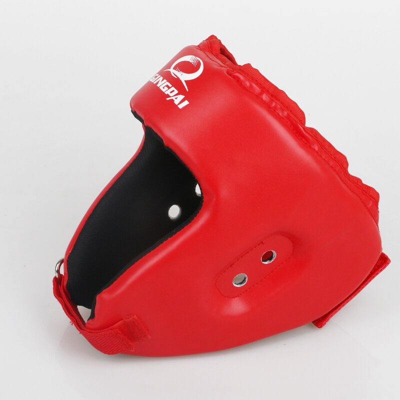 Sanda karaté Muay Thai Boxeo Taekwondo casque de boxe casque d'entraînement pour enfants adultes hommes femmes noir rouge