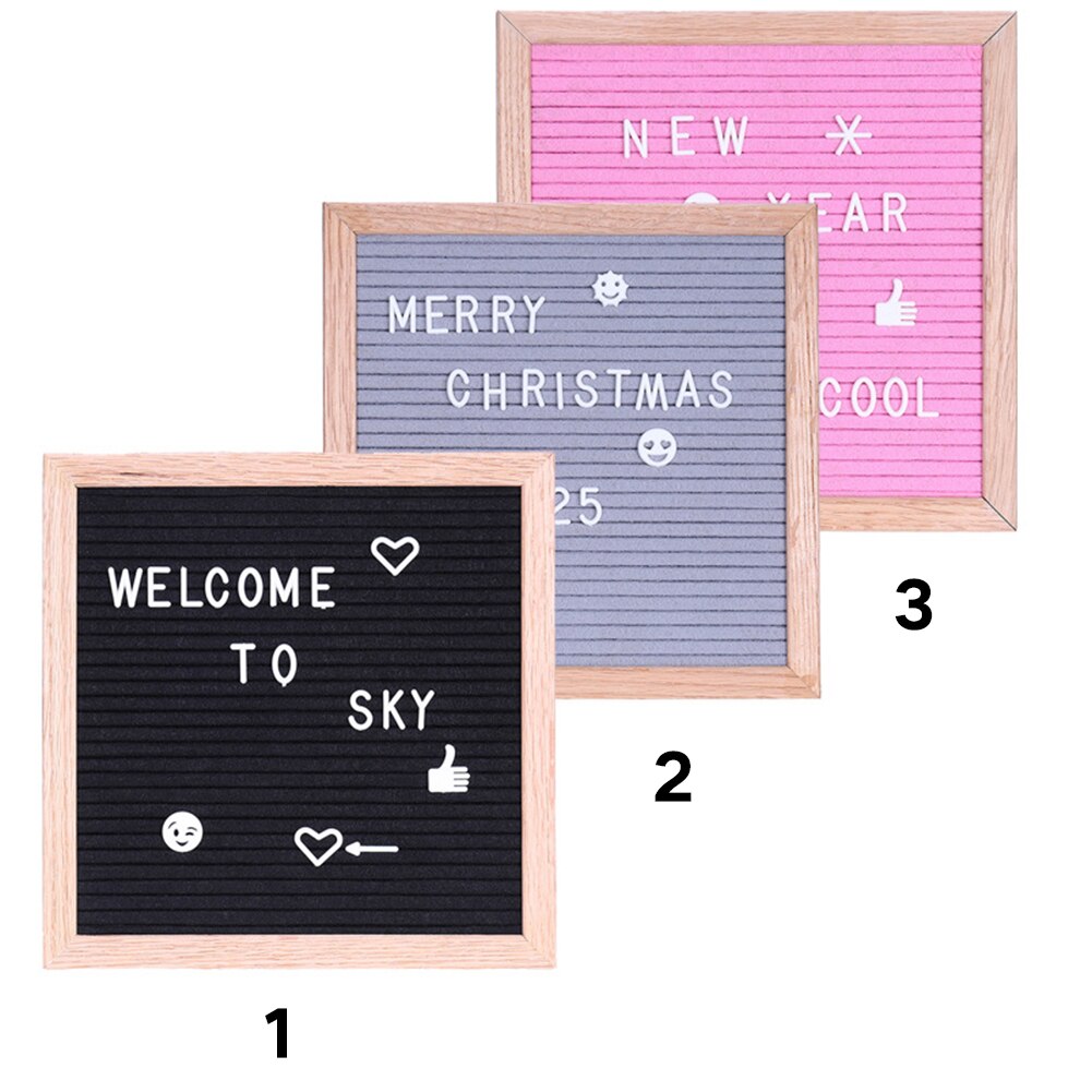 School Changeable Message Numbers Office Letter Board Felt English Alphabet Signs Removable Home Kids Display Frame