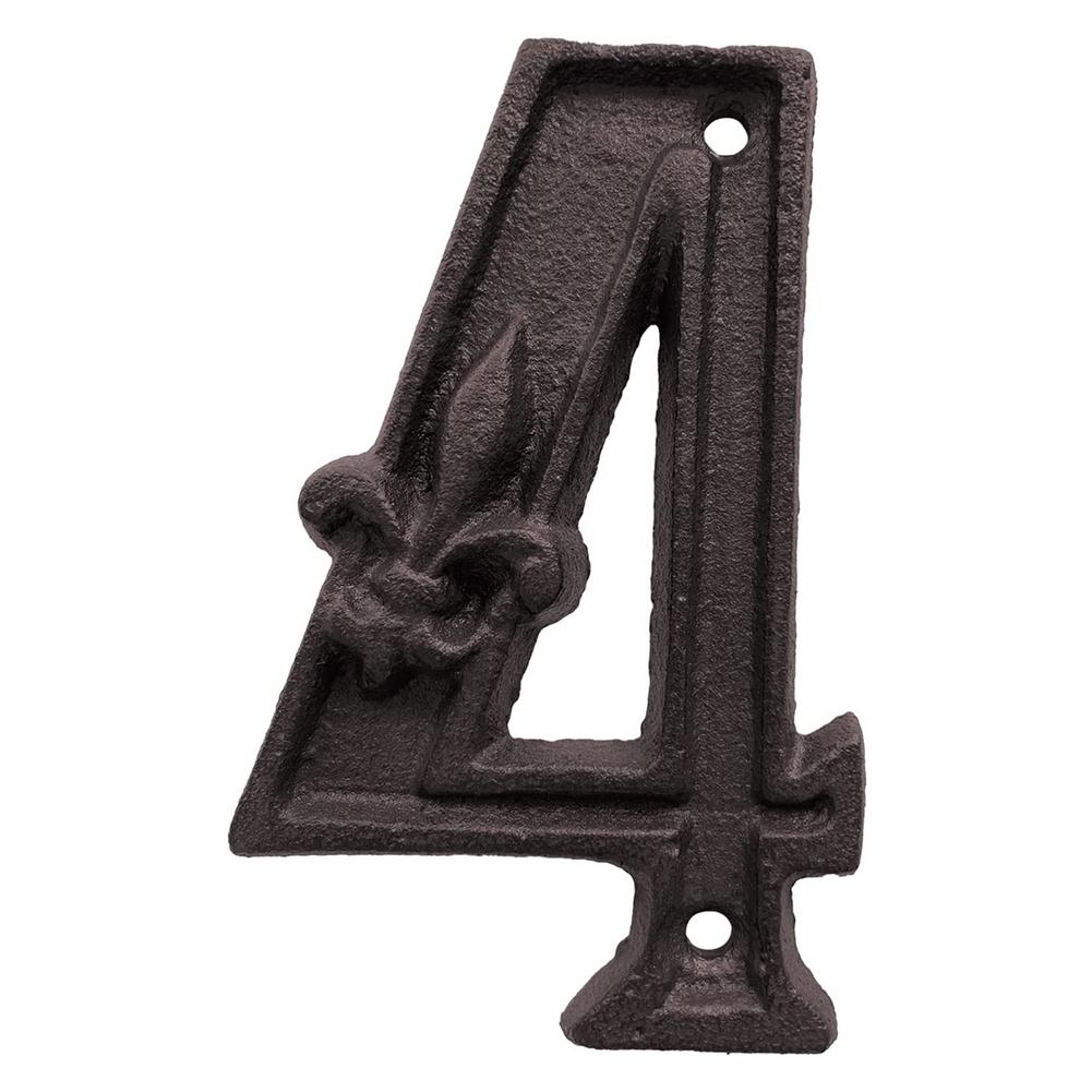 Metal Digital Numbers Cast Iron House Sign Plaque Door Plate DIY 0-9 Hotel Home Cafe Wall Decor Address Door Numbers: green