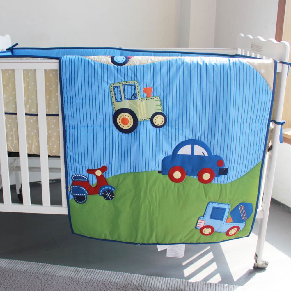 Hoge Qulity Wieg Quilt 100% Katoen Cuna Quilt Babydekbed Voor Pasgeboren Jongen Meisje 84x107cm: Baby Quilt3