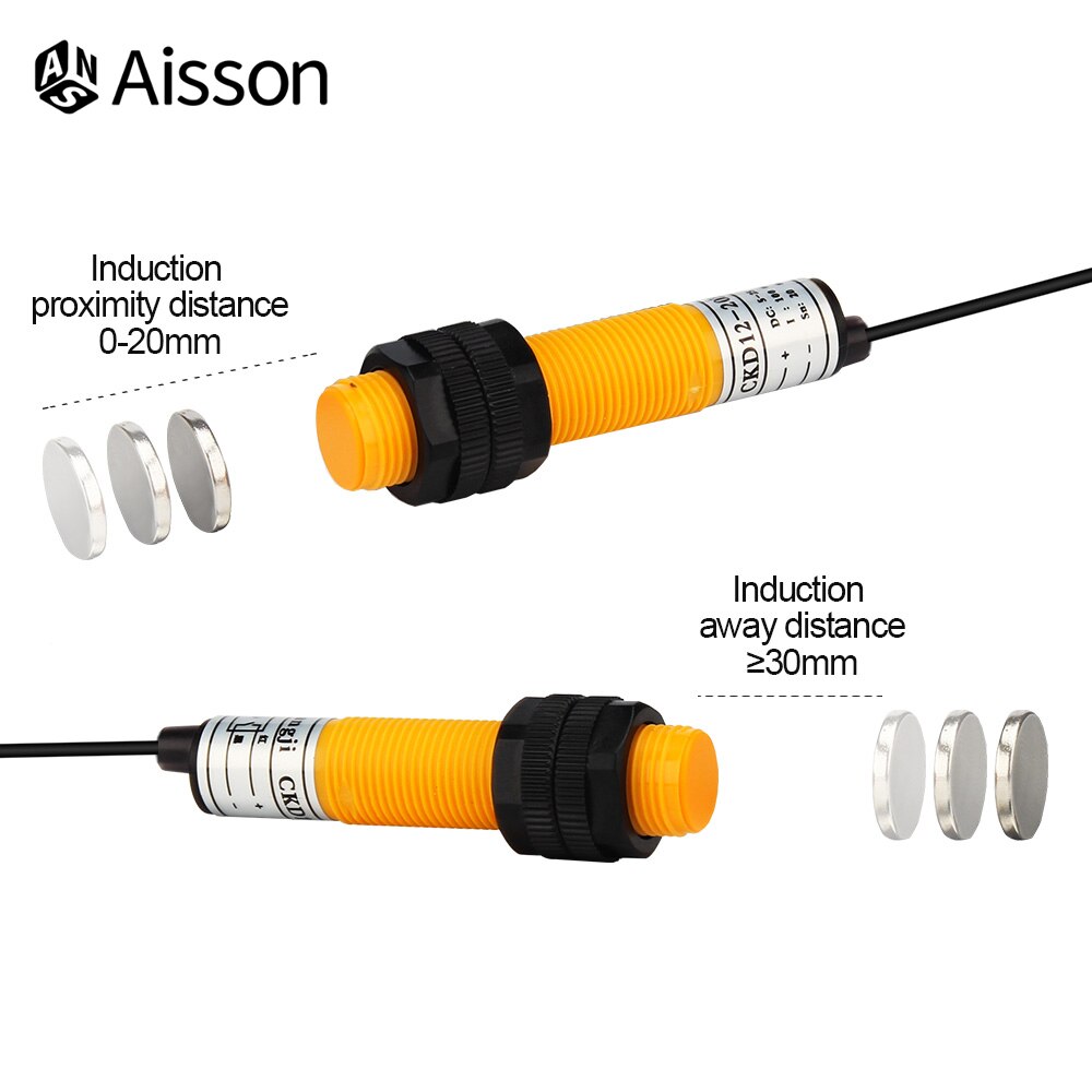 Electronic Digital Display Counter Proximity Magnetic Sensor Switch Punch Automatic Induction Without Battery