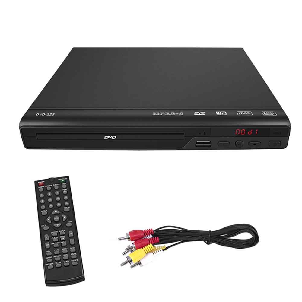 Lecteur Audio et DVD HD 1080P, Compatible USB, son Surround 5.1, divertissement à domicile, toutes les régions, vidéo gratuite pour télévision avec câble AV