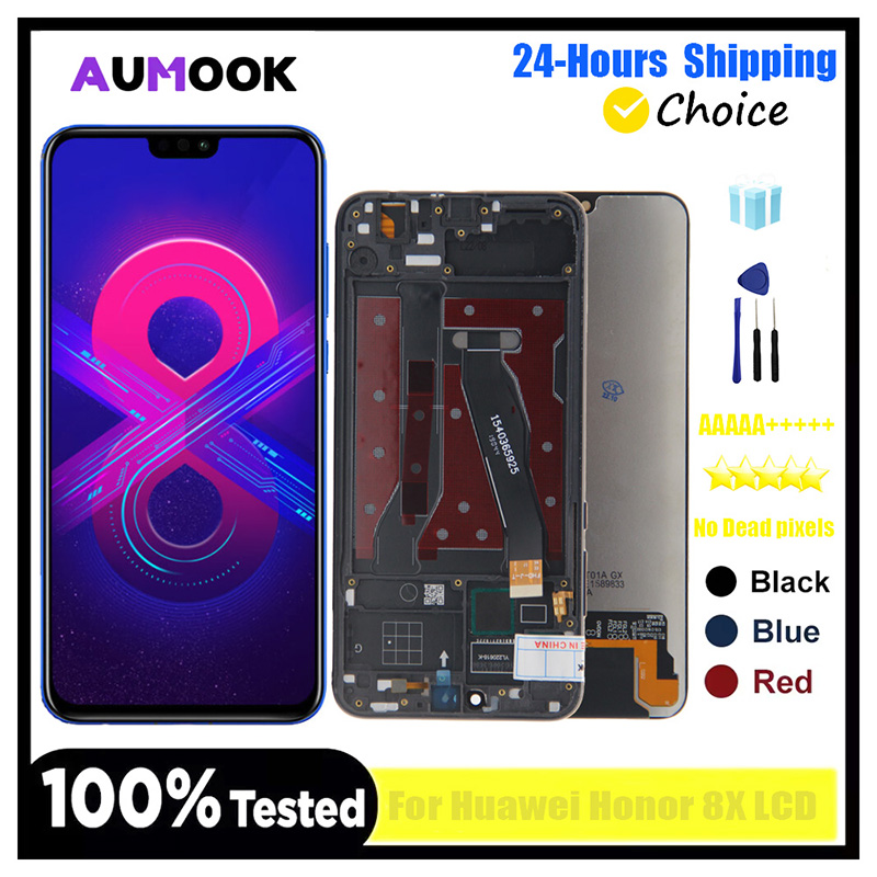 6.5 "dla Huawei Honor 8X wyświetlacz LCD ekran dotykowy Digitizer części zamienne robić wyświetlacza Honor 8X JSN-L21 JSN-L22 ekran