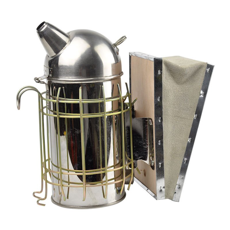 1 Pcs Bijenteelt Roker Voor Imker Roestvrij Staal Handmatige Bee Rook Spuit Bijenteelt Bijenkorf Tool Te Nemen Honing