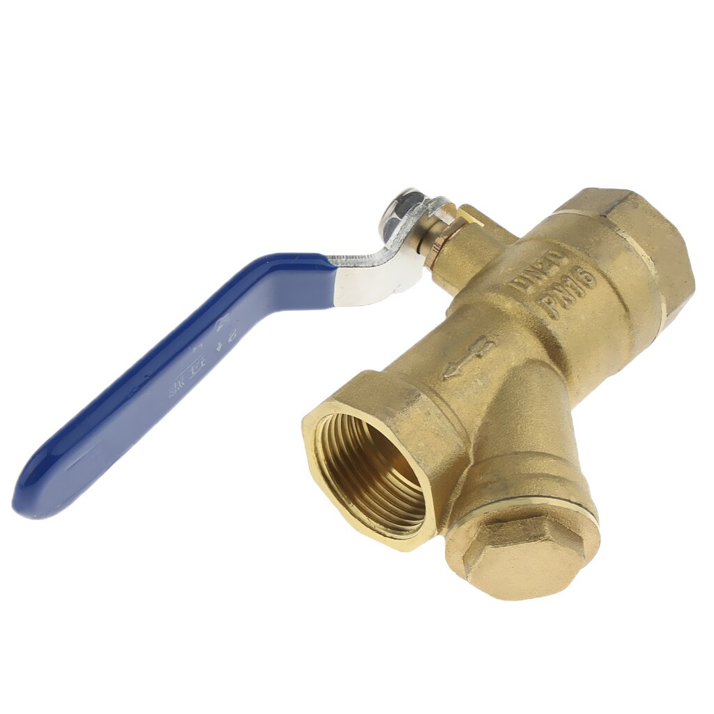 Effen Y Type Messing Zeef Filter Kogelkraan 3/4 Inch DN20 Vrouwelijke Draad Reparatie Accessoires Voor Water Olie