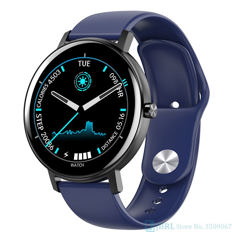 Kinderen Horloge Bluetooth Waterdichte Kids Digitale Horloges Voor Meisjes Jongens Horloge Student Kind Klok Uur Full Touch: silicone blue