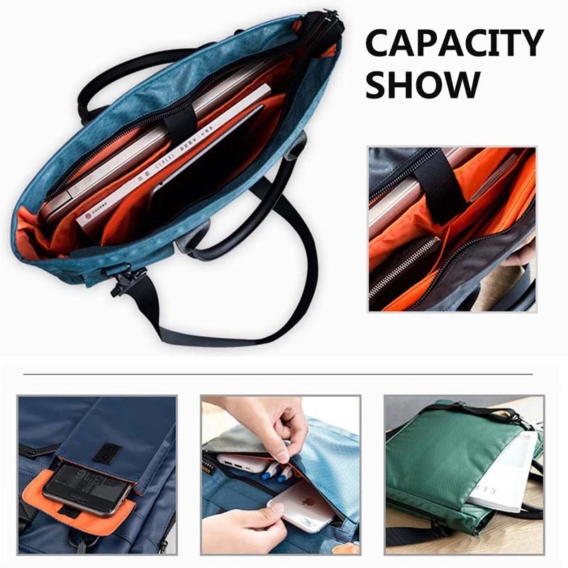 Smart Schouder Aktetas Computer Laptop Handtas Tas Mode Mannen Messenger Bag 2022 Reistassen