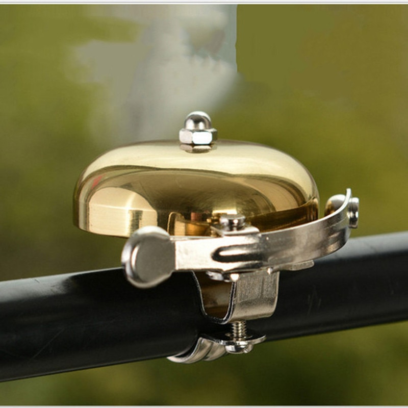 Bicycle Metal Bell Ring Loud Sound One Touch Classic Handlebar Cycling Bicycle Bell Ring Horn Alarm Accessory Cycle Push Bike