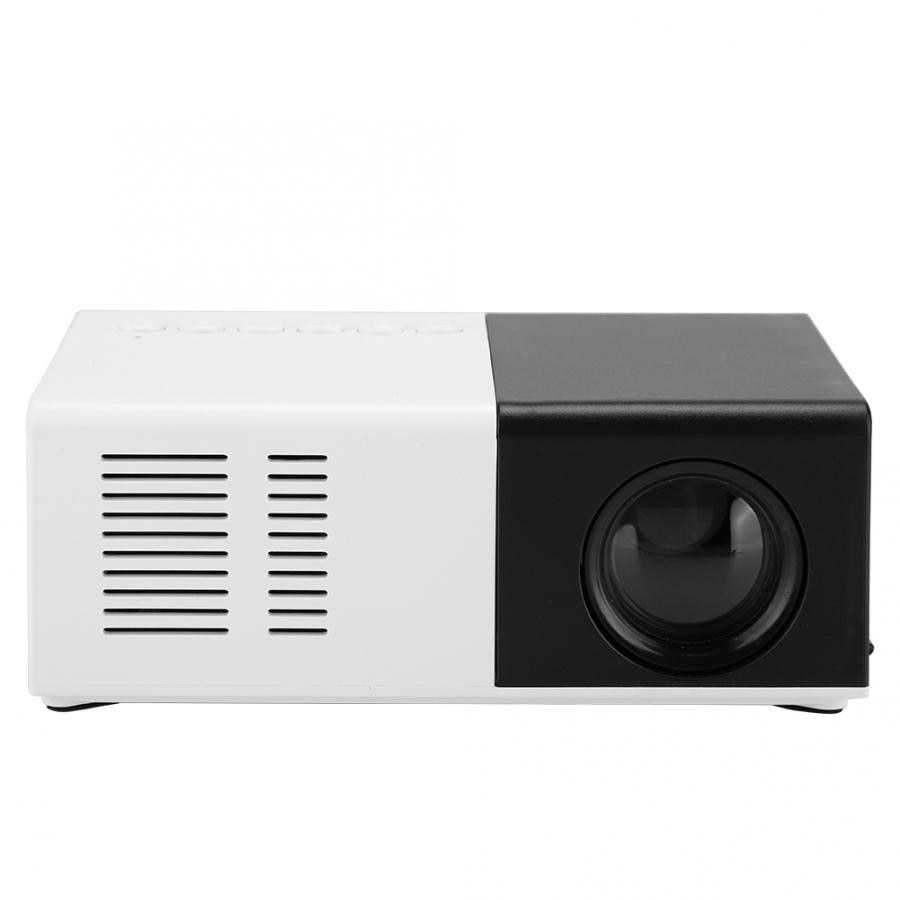 Portable Projector Mini LED Projector USB HDMI 1080P 2.0-Inch LCD Screen Projector with Cooling Holes 110-240V