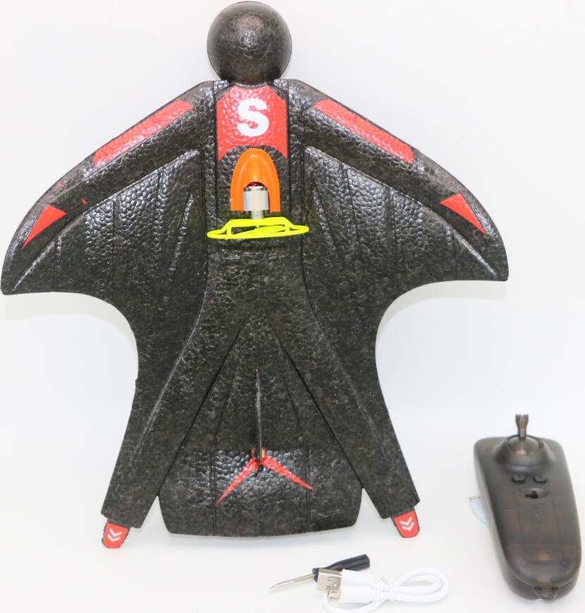 Idea Skywalker Rc Winged Flying Man 2.4Ghz 2CH RC Plane Airplane: black