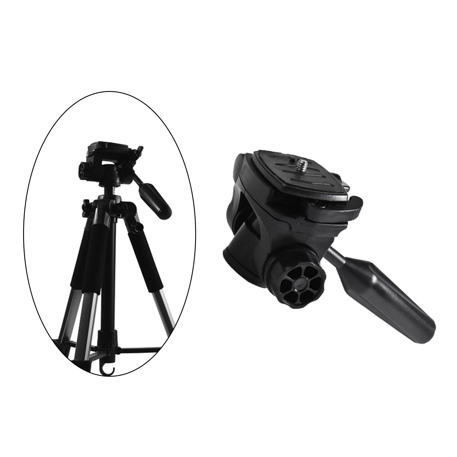 Kamera Stativ kopf Präzisions einstellung 3/8 "3/4" Gewinde mit Platte Panorama montieren Adapter für Stativ DSLR Camcorder