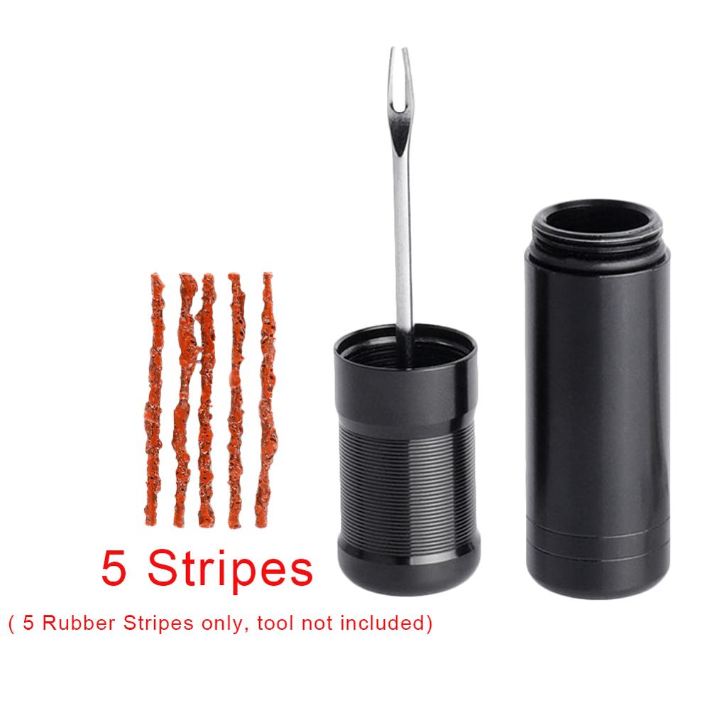 Fietsband reparatiegereedschap voor tubeless banden bandenboor voor dringende lekke banden lijmvrije reparatie optioneel 10/30/100 stuks rubberen strepen