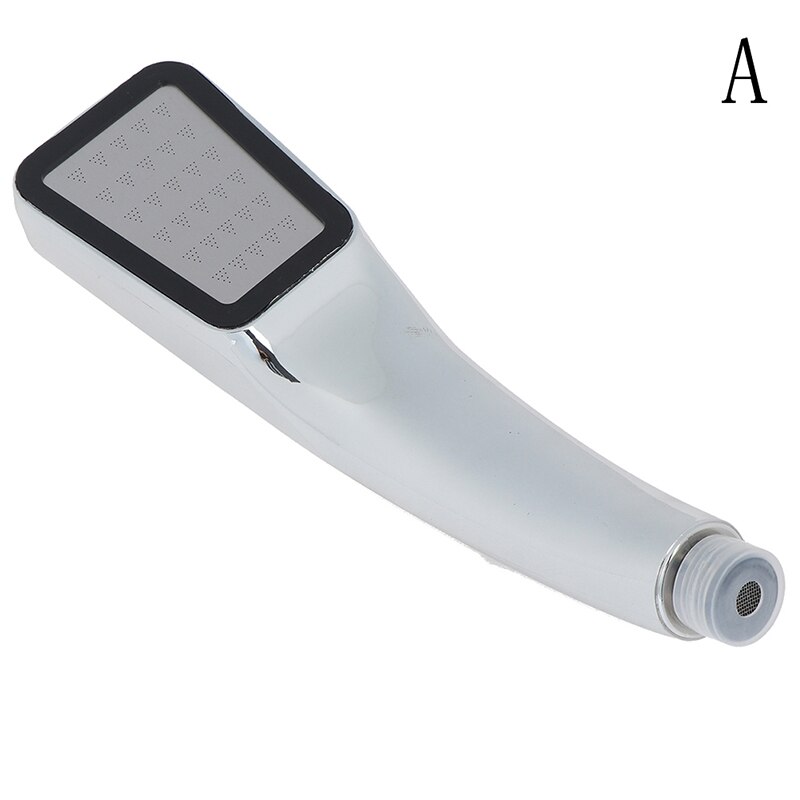 Cabezal de ducha de alta presión con 300 orificios, rociador manual con ahorro de agua de baño, boquilla con filtro de ahorro de agua, accesorio para Baño: A