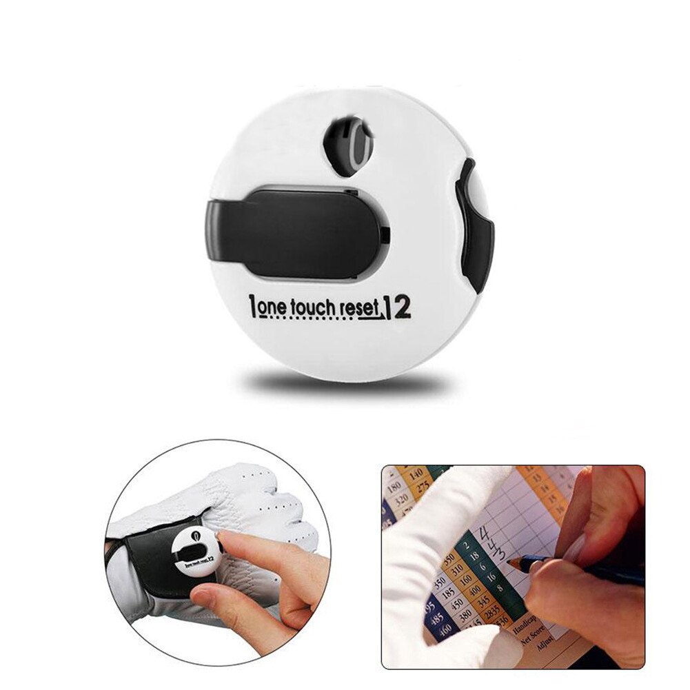 Mini Outdoor Portable Golf Counter Stroke Indicator Golf Scoring Counter Device Reset Golf Training Accessories Sports Stroke