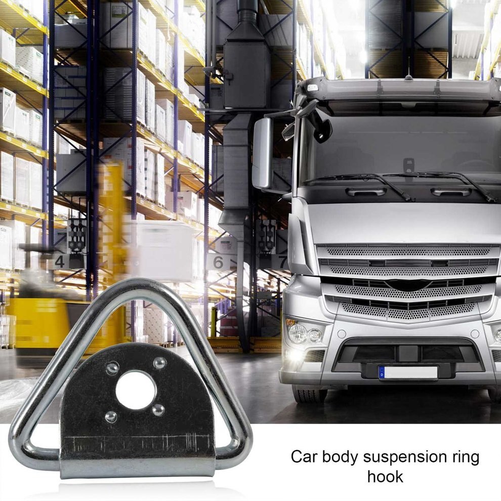 Forged Tie Down Rings Rustproof Securing Triangle Hook D Shape Truck Trailer Lashing Load Kayak Tool Car Stainless Steel