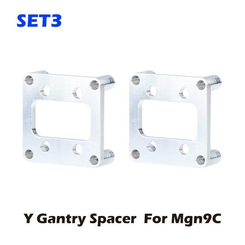 Mellow 2Pcs Lightweight High-Precision CNC VzBoT Aluminum Y Gantry Spacer for Ultra-Fast 3D Printer VzBoT MGN12/12H/9C: Blue