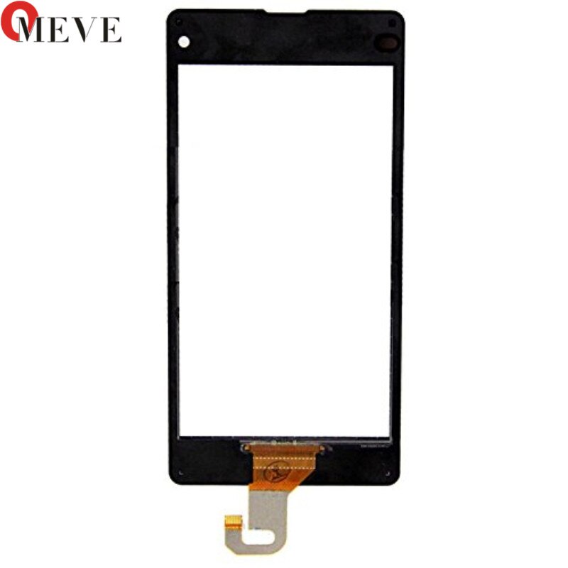 Panel de cristal negro Digitalizador de pantalla táctil para Sony Xperia Z1 Compact Mini D5503 Sensor de Panel táctil