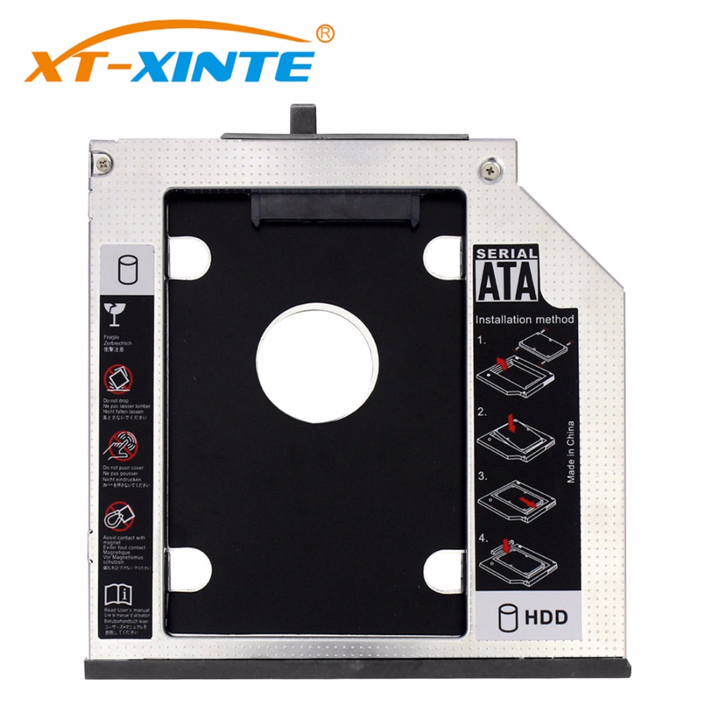 Sata 3.0 ssd-adapter 12.7mm sata-hårddisk hdd caddy bay 2.5 tums extern hölje för ibm thinkpad  r400 r500 t420