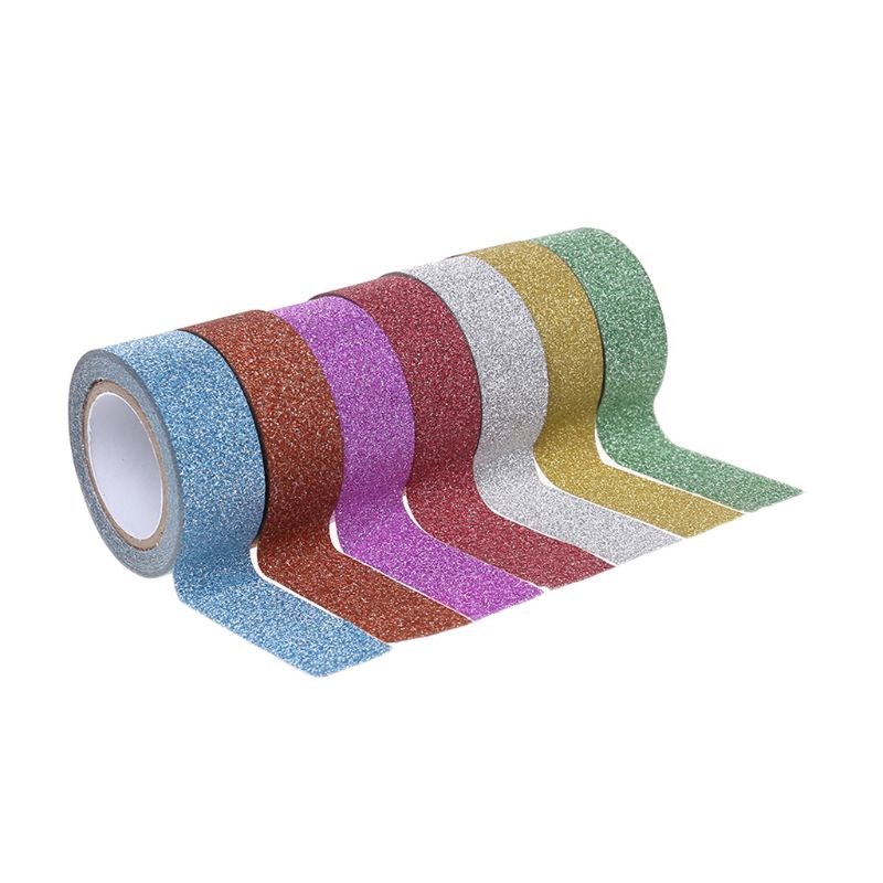 OOTDTY Gymnastic Tape Rhythmic Gymnastics Decoration Holographic RG Prismatic Glitter Tape Hoops Stick