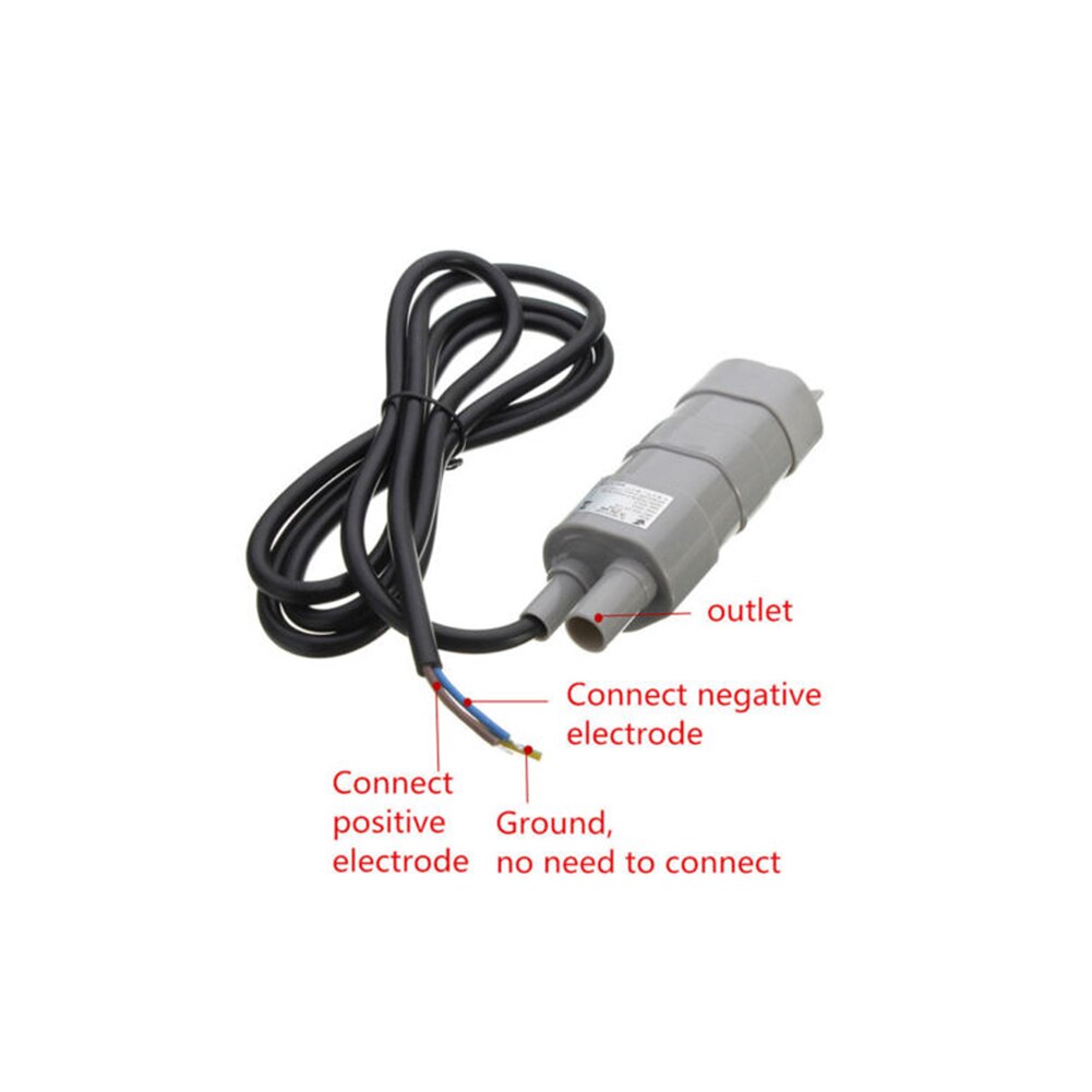 Dc 12v akvarium husvagn akvarium nedsänkbart under vatten bad bärbar husbil högflöde dränkbar pump