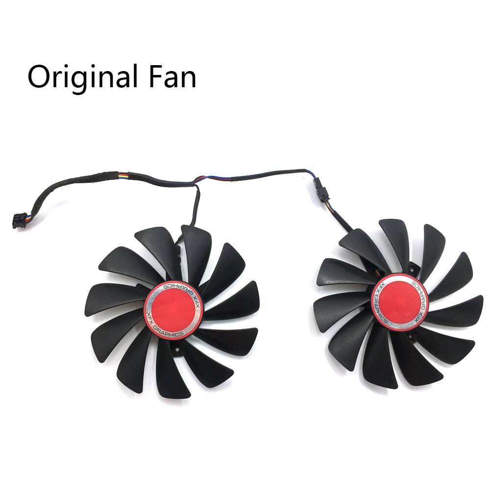 Original 95MM CF1010U12S DIY FDC10U12S9-C PC Cooler Fan Replace For XFX AMD Radeon RX580 RX590 GPU Graphics Card Cooling Fan