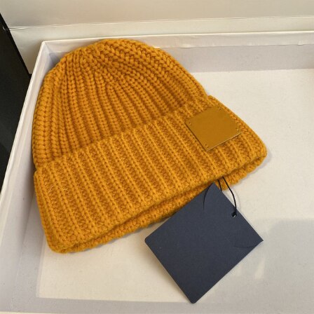 Unisex muts geribbelde gebreide wintermuts met omslag, warme korte muts, casual effen kleur, schedelkap voor volwassenen, mannen, vrouwen, muts