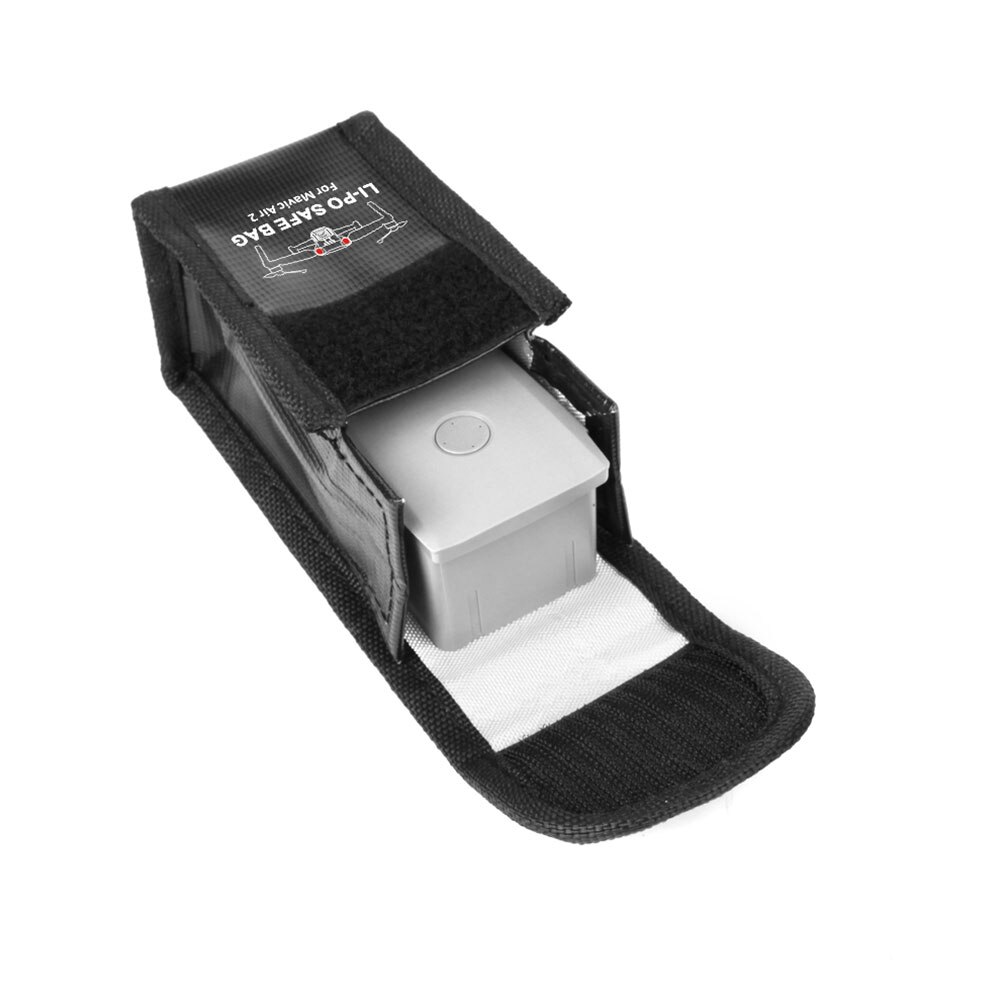 Autocollant magique ignifuge en plein Air Portable étui de protection en fibre de verre tissu batterie sac Drone sûr anti-déflagrant pour Mavic Air 2