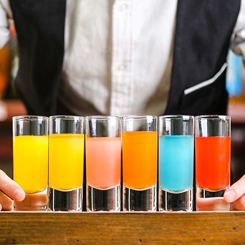 Regenbogen Cocktail B52 Wein Glas Pausse Cafe Bar Hochzeit Party Mixologist Likör Tequila Glas Schnaps Geistern Pulque Tasse