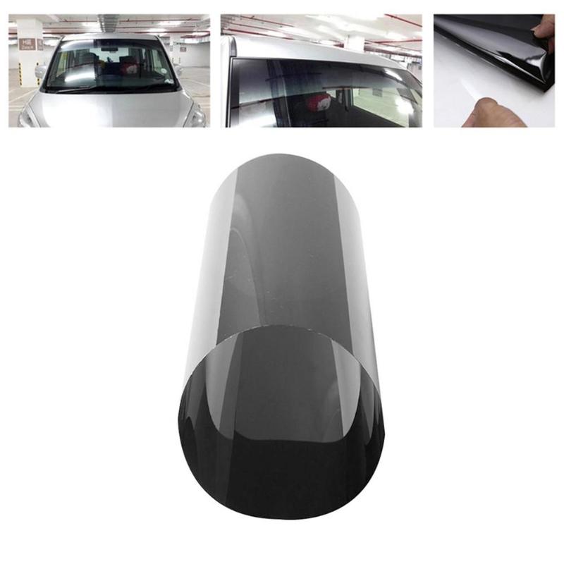 de película opaca para Ventana Clásica delicada de 20x150cm, película tintada de ventana de coche negra, película opaca para ventana, verano 5%, vidrio para ventanas automáticas, protección Solar
